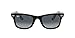 Produktbild Ray-Ban Unisex Rb2140 Wayfarer Sonnenbrille, Black On Chevron Grey/Burgundy, 54