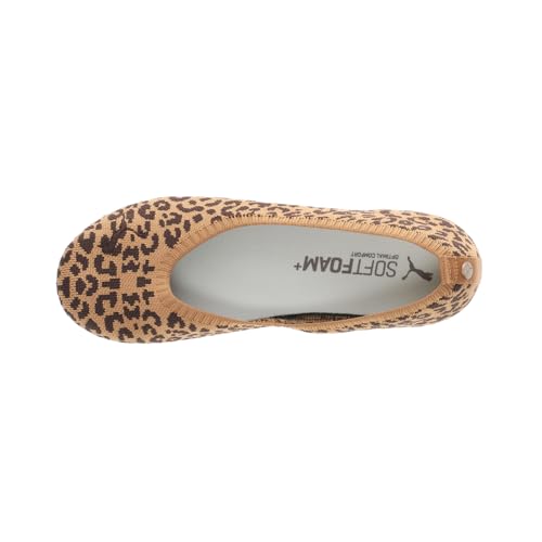 PUMA Womens Iliana Ballerina Leopard Ballet Flats Casual - Brown - Size 9.5 M4