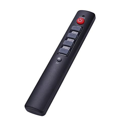 Mando a Distancia Universal con Botones Grandes, Mando a Distancia de Aprendizaje Puro con 6 Teclas, Infrarrojos IR para Smart TV Box STB DVD DVB VCR HiFi Amplificador