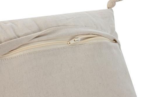 Coussin coton lin 45x45 robuste 590g : fini les coussins plats