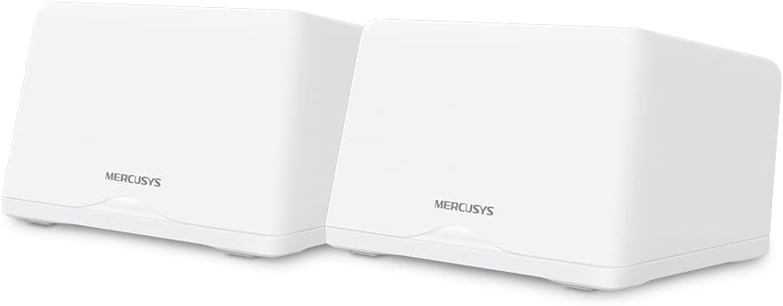 MERCUSYS Wifi 7 Mesh BE9300Mbps Tri-Band Halo H47BE2 Pack, Coverage up to 550 m2, Connect up to 200 Devices, 3 Ports 2.5G, 320MHz Channels, Easy App Control