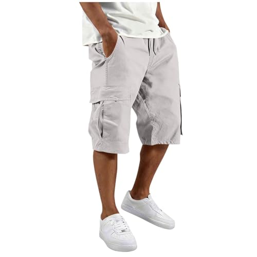 Pantalones cargo con bolsillos delanteros de trabajo funcional con glúteos abiertos color negro