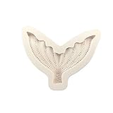 fishtail kleid 1 PC-Silikon-Backformen Mermaid Fishtail-Form-Fondant-Form-DIY Backformen für Kuchen-Schokoladen-Pudding Dessert Moulds (SX-HY-04)