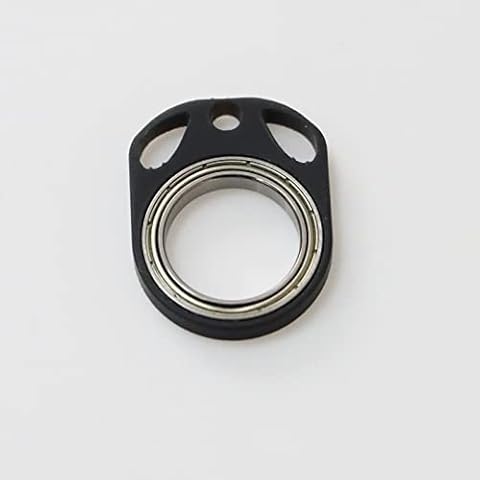 PIAOLGYI Keychain Spinner Key Ring Spinner Toy for Car Keys Spinner Fidget Keys,Black Cover