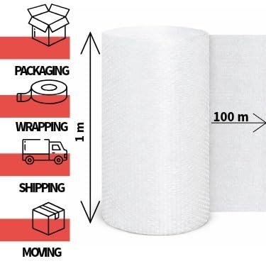 Rouleau Papier bulle 100 cm x 100 m - Idéal pour le emballage, déménagement, expédition colis, protection - 3