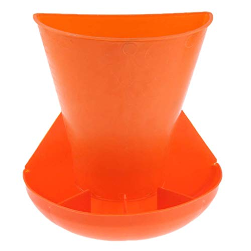 Tubayia Kunststoff Schweinetrog Wandmontage Futtertrog für Geflügel Schwein Pferd Hühner