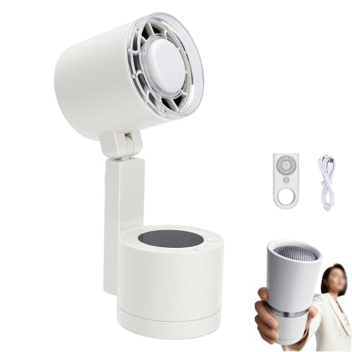 Ventilateur de camping portable oscillant 12000mAh avec lampe LED et télécommande - 2