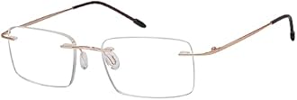 Eyekepper Frameless Reading Glasses for Men Reading - Rectangle Rimless Reader Eyeglasses