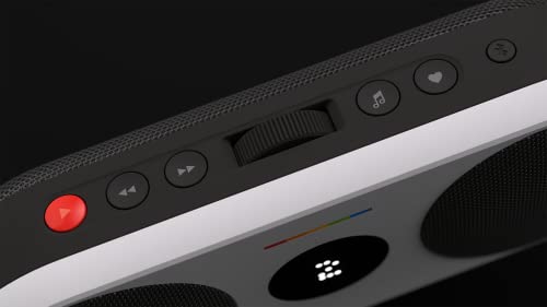 Polaroid P2 Lecteur de Musique Bluetooth sans Fil Rechargeable avec Double appariement stéréo Noir