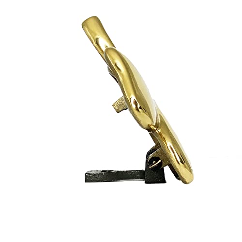 Four Leaf Clover Door Knocker - Brass (Premium Size) #TOP6