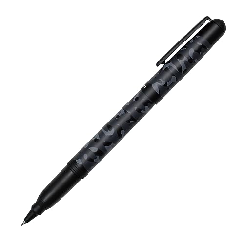 Image of OHTO CR01 Ceramic Roller Pen Camouflage Black with 0.7mm Blue Ink,Refillable Smooth Writing Pen with Ergonomic Grip, Durable Metal Body - Ideal for Professional & Students for Everyday [Without Box]