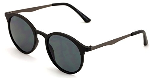 V.W.E. Polarized Round Circular Oval P3 Sunglasses, Unisex Lightweight Shades for Women or Men