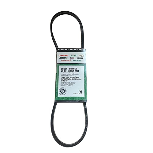 MTD Snow Thrower Drive Belt Replaces 754-0131