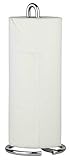 Home Basics Simplicity Collection Steel Free-Standing Paper Towel Holder Organizer and Dispensing Stand, Chrome