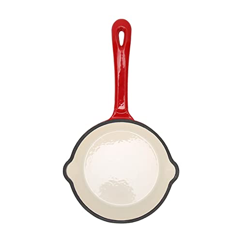 Poêle en fonte émaillée haut de gamme 16 cm induction antiadhésive durable - 8