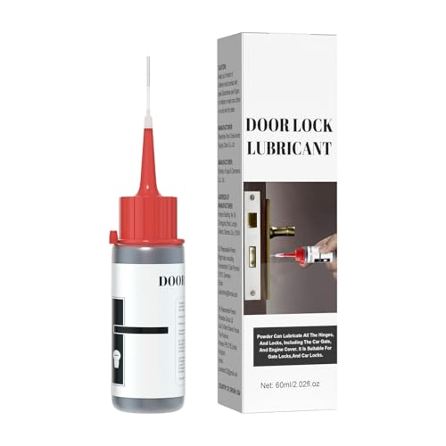 DUSKLYT Graphite Lock Lubricant for Door Locks | Gra-phite Lock Cylinder Lubricants Powder | Dry Lube Powder & Spray Grease for Door Locks Cylinders Treadmills