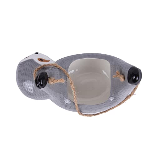 Aipogooin Sloth Hanging Planters Pots Indoor For Succulent Air Plants Cactus Ceramic Cute Flower Pot Holder Outdoor Gardening Gifts For Women Plant Lovers #TOP6