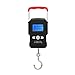 Lwenwen Store Elektroniczna waga 75 kg / 10g 50 kg / 5g LCD Wyświetlacz cyfrowy wiszący skala hakowa z taśmą pomiarową FIT do podróży do połowów (Color : 50Kg 5g 10g)
