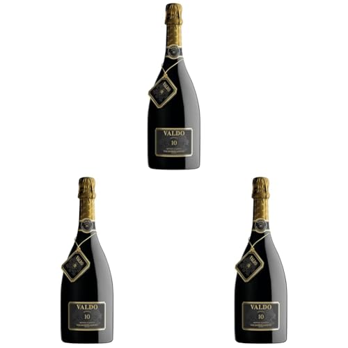 Valdo Numero 10 Valdobbiadene Prosecco Superiore DOCG Metodo Classico Millesimato 0,75 L (Confezione da 3)
