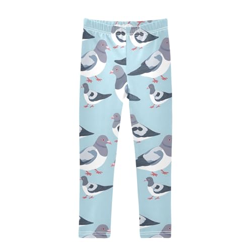 Girls' Leggings Children's Yoga Pants Skinny Printed Dance Pigeon Comfortable 4T