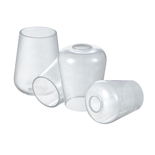 Aspen Creative 23655-60-4,Clear Wine Cup Glass Shade For Lighting Fixture.Size:4-3/4"D x 6-1/8"H,Center Hole:43mm. Set of 4. by Aspen Creative - Used condition - US$67.94