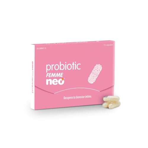 NEO | Probiotic Femme | 15 Cápsulas | Probiótico para Mejorar el Bienestar Íntimo de la Mujer | Ayuda a Proteger la Flora Vaginal