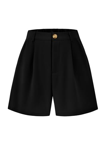 KIRUNDO Shorts for Women Dressy Casual Summer Elastic Waist in Th...