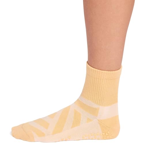 Image of TAVI Aria Pilates Socks - Grip Socks for Women with Non-Slip Grippy Sole and Arch Support, Wear for Yoga, Barre, Dance