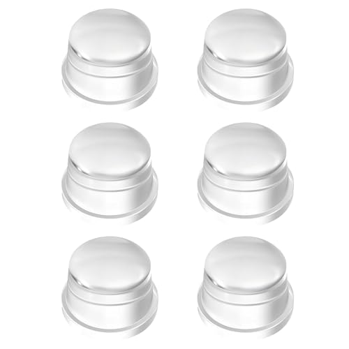 6 Pezzi Fermaporta Trasparente, Fermaporta Maniglia a Muro, Ferma porta Silicone Maniglia Autoadesivi, per Pareti,Pavimento e Mobili Uso Casa e Ufficio