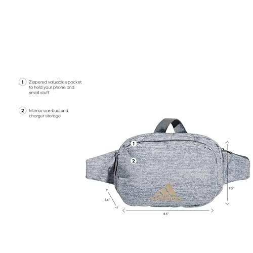 Sac à taille adidas indispensable mixte noir pour le quotidien