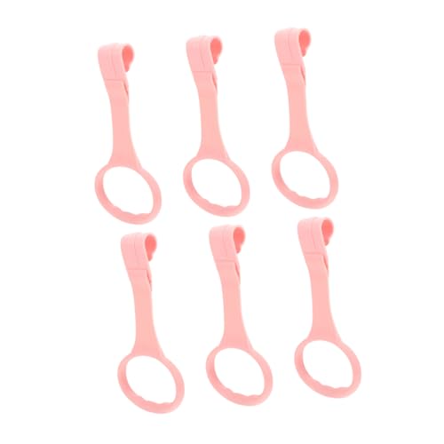 CONGARTENO 6個 ベビープルアップリング プレイペン ベビーベッド用 吊りリング 立位サポート 歩行補助 バランス 腕力強化 素材丈夫設計