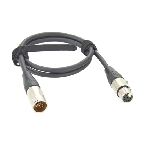 Câble extension XLR mâle à femelle 7 broches pour microphone et système audio