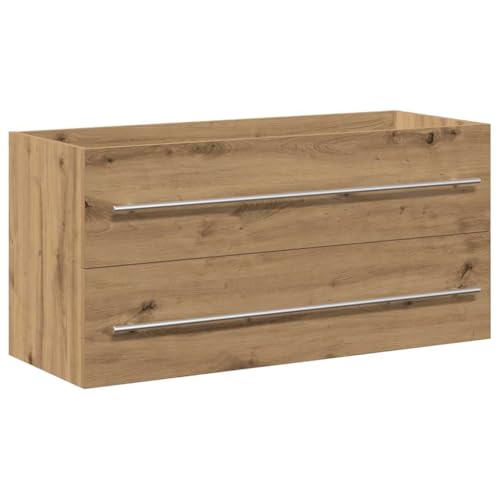 vidaXL Mobile Lavabo Bagno Artigianale 100x38,5x48cm Legno Multistrato, Armadio per lavandino da Bagno, Mobile per lavandino da Bagno, Mobile per lavabo