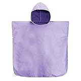 Toallas con Capucha para niños Toalla de baño para niños pequeños Cobertura de natación para Edades de 3 a 10 años Toallas de Piscina para niños y niñas Toalla Poncho Toallas De (Light Purple, A)