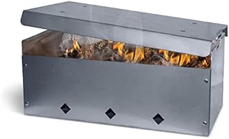 DKS Smoker Cooker Box for Grill | Turn Any BBQ Grill Into A Smoker | No Propane or Charcoal Needed | Provides All The Heat and Smoke to Cook Any Food (432 cu inches)