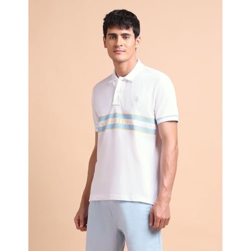Image of U.s.Polo Association Men's Slim fit Iconic Number Polo Shirt