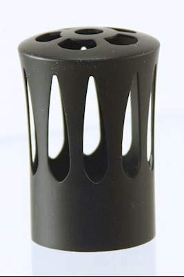 Courtney's Candles Open Style Black Mini Size - Replacement Decorative Shade for Fragrance Lamp