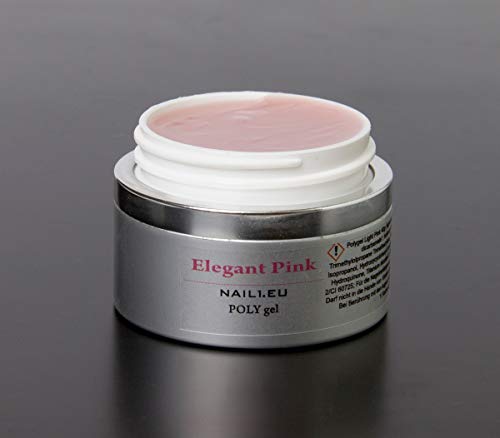 NAIL1.EU LED UV Poly-Gel PROFILINE Elegant Pink dick, schnellhärtend, Acryl-Gel, 60 g