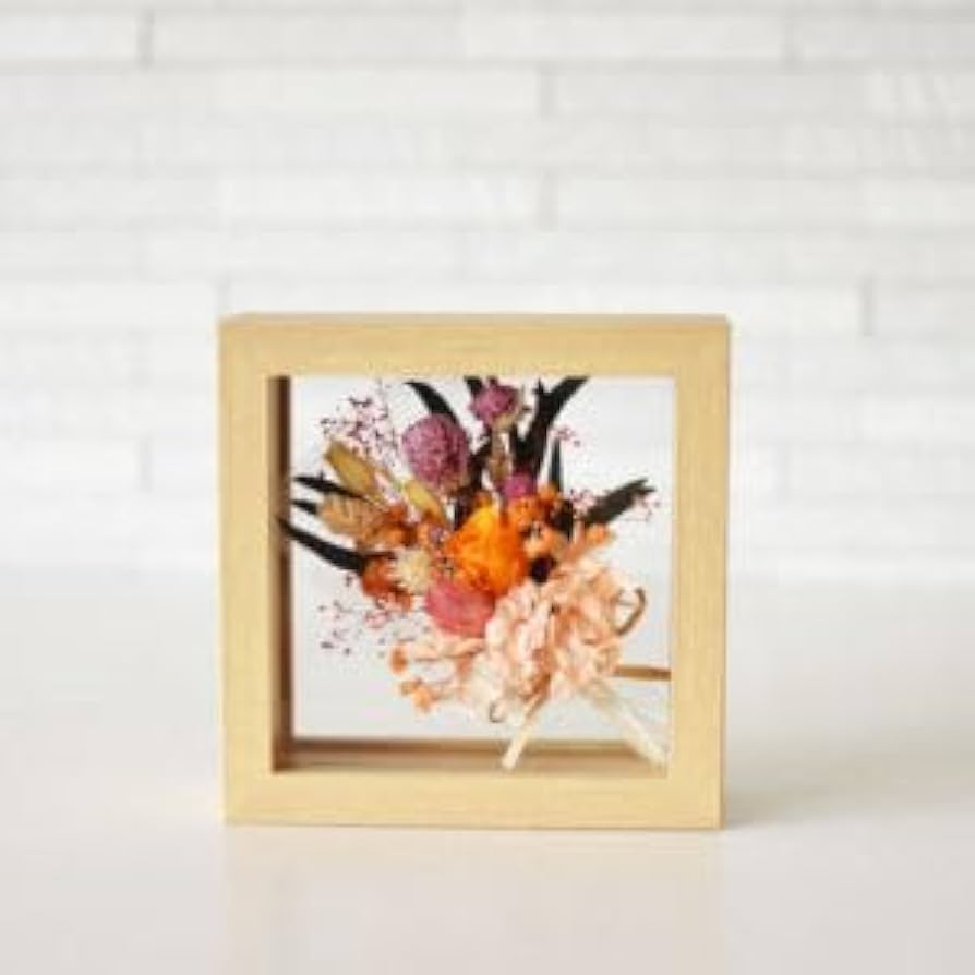ドライフラワー★可愛いフレームアレンジメント★ ドライフラワーのフレームアレンジ＊Pink｜Luna et Lily