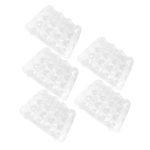 OUNONA Cupcake Wrapping Box 5pcs Mini Cupcake Container Muffin Cake Packing Pet Plastic Easy to Use