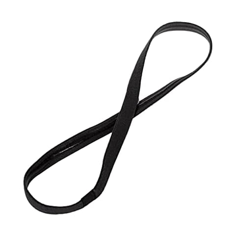 osiuujkw Stirnband Stretch Haarband schmal rutschfest modisch verstellbare Stirnbänder Mädchen Kopfbedeckung Yoga Running Head Wrap Cover