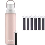 Brita Insulated Filtered Water Bottle with Straw Water Filter Replacements