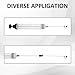 Lemecima Automotive Fluid Extractor Pump with Long Rubber Hose, Oil Change Syringe, Manual Fuel Suction & Filler, Fluid Oil Change Evacuator (17.6 Oz./0.53 Qt./500 CC)