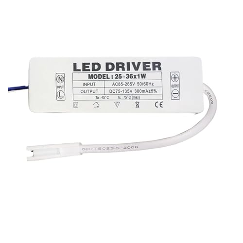 Controlador LED 25-36W transformador de corriente AC85-265V para placa de techo 7