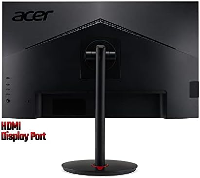 Acer Nitro XV270Pbmiiprfx 27 inch Full HD Gaming Monitor (IPS Panel, FreeSync, 165Hz (OC), 1ms, HDR 10, Height Adjustable Stand, DP, HDMI, Black)