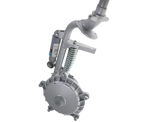 2EXTREME Gabel 10 Zoll kompatibel mit Vespa 125 T2 VNB1-6 2T AC 59-65 Umbau von 8 Zoll für sicheres Fahrverhalten in Stahl, Grau