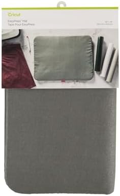Cricut EasyPress Mat (16" x 20"), Protective Resistant Mat for Heat Press Machines, HTV and Iron On Projects, Heat Press Mat, Compatible with EasyPress 2 Machine, Gray