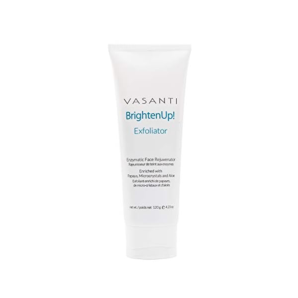 VASANTI Enzymatic Face Rejuvenator Exfoliating Face Wash by VASANTI - Enriched with Papaya, Microcrystals, Aloe Vera - Get Healthy Glowing Skin - Original Size (120g)