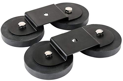 【10台セット】強力 LED ワークライト マグネット台座 作業灯 磁石ステー ライトバーステー 汎用 ブラケット ゴム付き msm-HMDZ-5