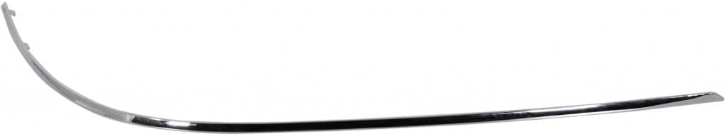 For Mercedes-Benz E300 / E350 / E400 / E550 Bumper Trim 2010 11 12 2013 Passenger Side | Rear | Molding | Chrome | Sedan | Outer Impact Strip | MB1159110 | 2128852221